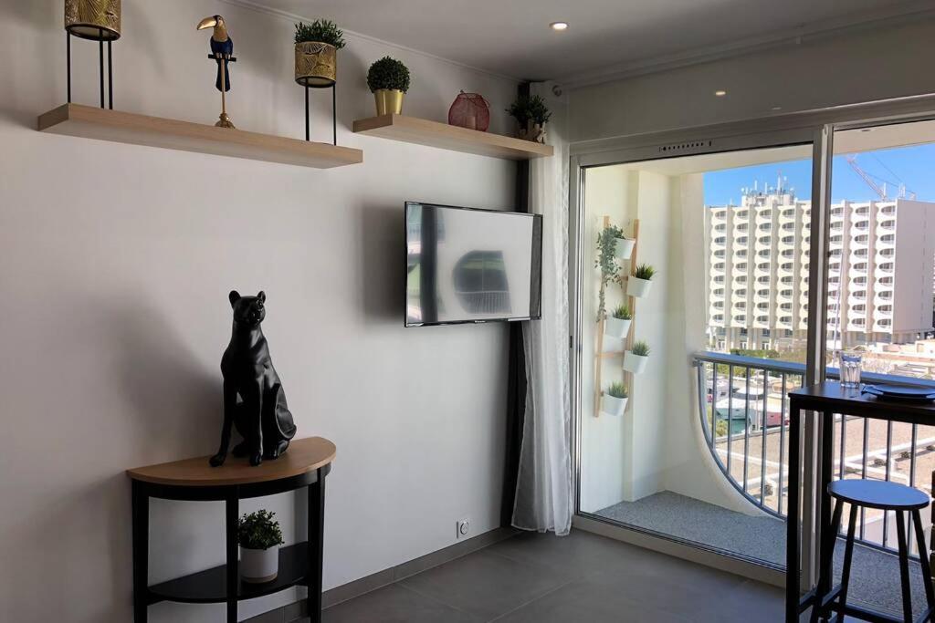 Appartement Vue Mer Et Port, Refait A Neuf Pour Vous ! Climatise La Grande Motte Exteriér fotografie